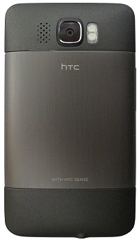 HTC HD2 zadní strana s krytem, fotoaparátem a LED diodami